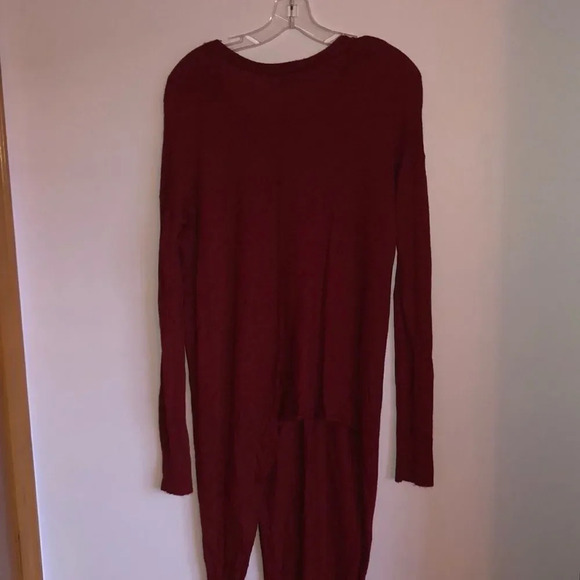 NWOT Unviersal standard Arenal tie burgundy tie sweater - Picture 4 of 12